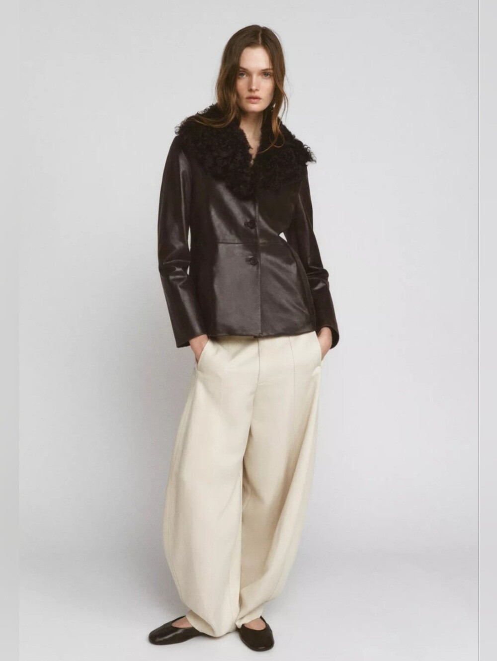 ZARA ZW COLLECTION STONE BALLOON PANTS ✨️✨️✨️